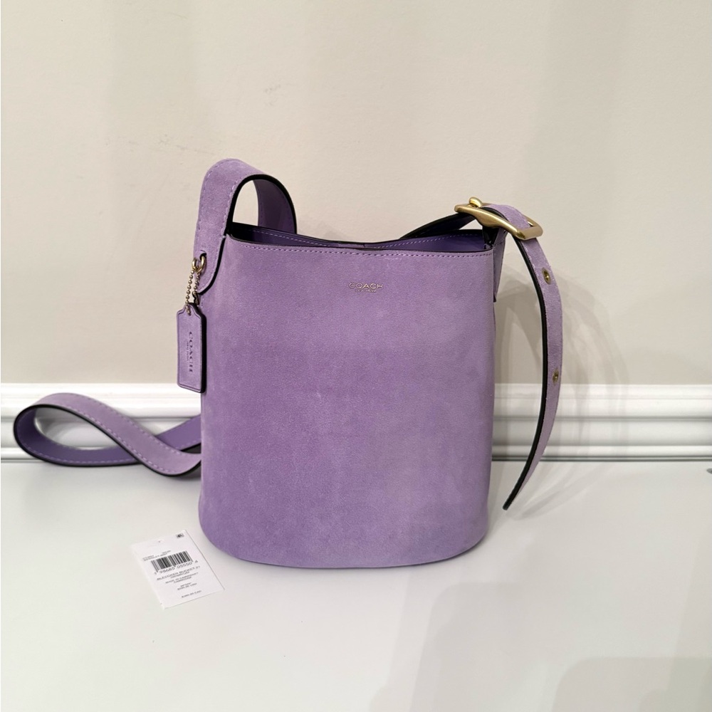 Coach Purple Bleecker Bucket Bag 21